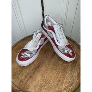 Vans Dragon Design‎ Sneakers Multicolor Unisex Size 6.5/8 Casual Shoes